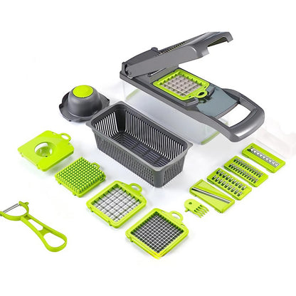 Multifunctional Vegetable Chopper - Kitchen Vegetable Slicer Dicer and Food Grater