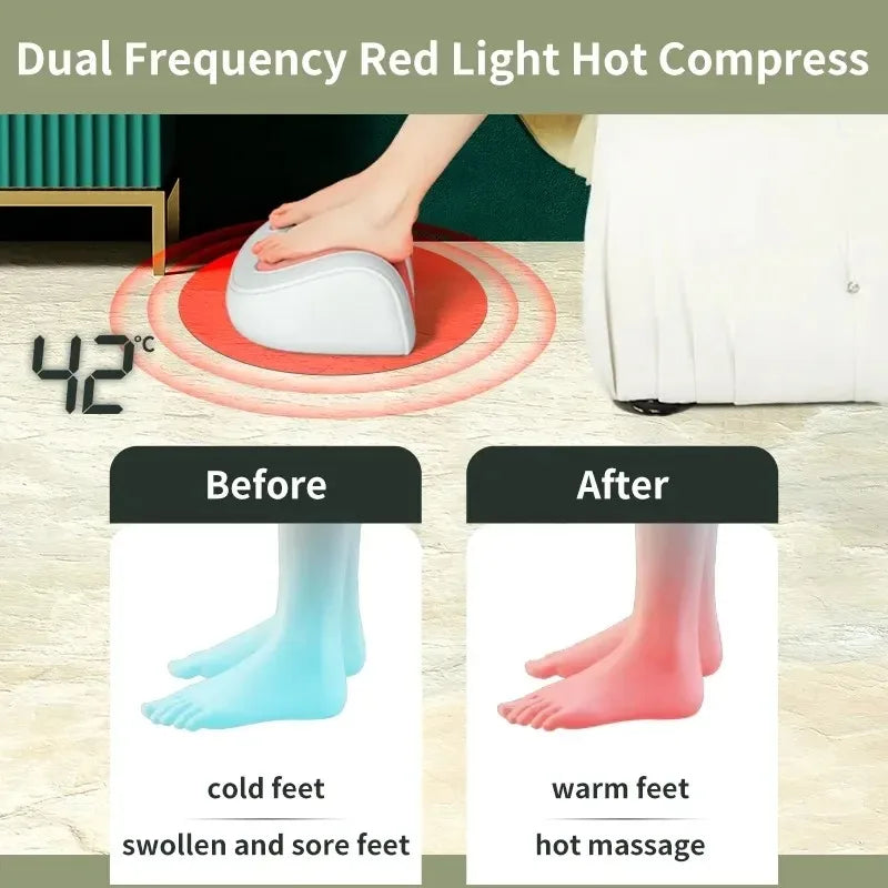 Electric Foot Massager Hot Compress Shiatsu Deep Kneading