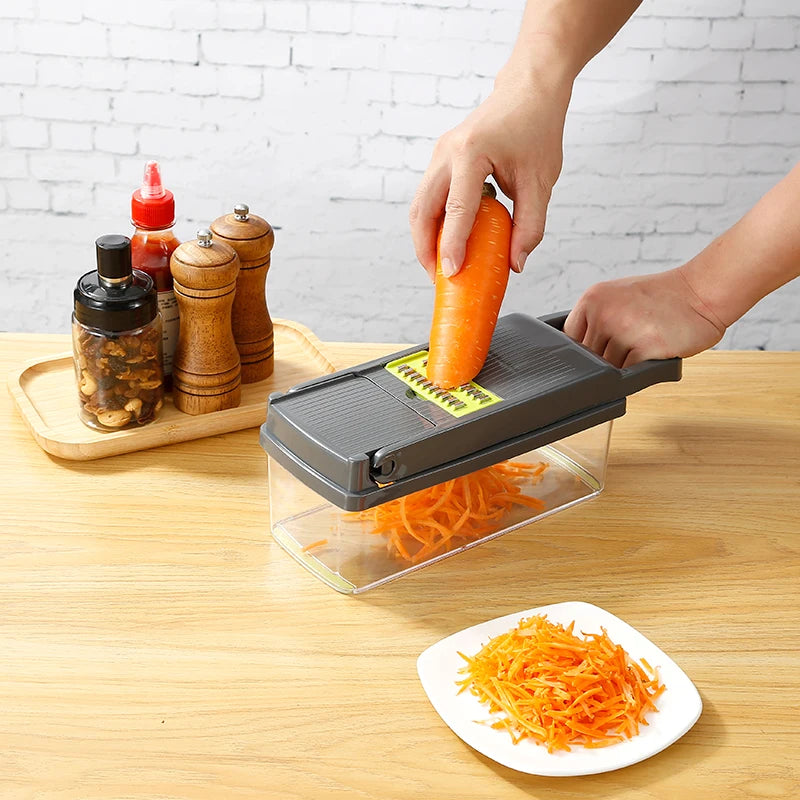 Multifunctional Vegetable Chopper - Kitchen Vegetable Slicer Dicer and Food Grater