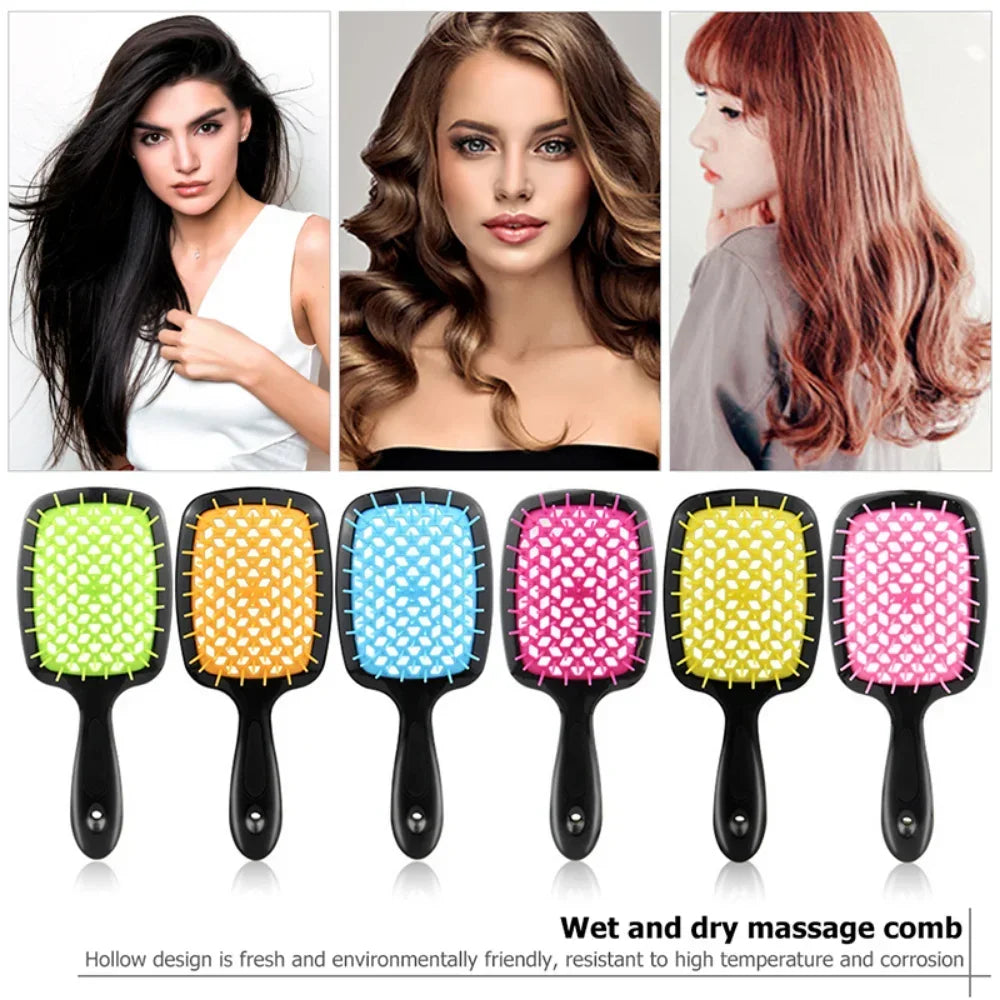 TwistTamer Comb - Soothing Scalp Massager and Detangler - Essential for Wet, Curly Hairstyling