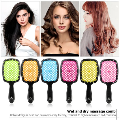 TwistTamer Comb - Soothing Scalp Massager and Detangler - Essential for Wet, Curly Hairstyling